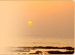 Marine Drive Sunset Mumbai,. Maharashtra